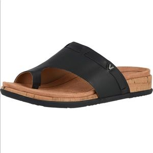 New Cindy Vionic sandal wedge black 8